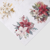 Decoratieve Kerstbloemen voor schelpendecoupeerwer Tissuepapier (Detail)