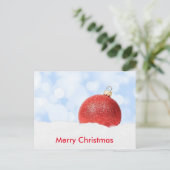 Decoratieve kerstboom feestdagenkaart (Staand voorkant)