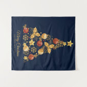 Decoratieve kerstboom wandkleed (Voorkant (horizontaal))