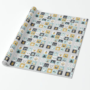 Decoratieve Kerstmis Advent-versiering Cadeaupapier