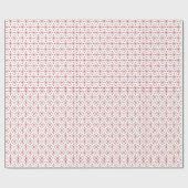 Decoratieve kerstster cadeaupapier (Vlak)