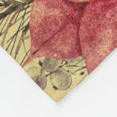 decoratieve kerstvlinderbank fleece deken (Hoek)