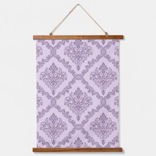 Decoratieve kunst bloemmotief bloemen Paarse Hangend Wandkleed