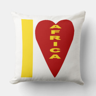 Decoratieve kussen   I LOVE  AFRICA 