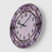 Decoratieve legante wandklok grote klok (Hoek)