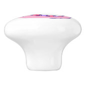 Decoratieve letter O monogram handvat knop (Zijkant)