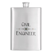 Decoratieve lijn voor civiele ingenieur flacon (Voorkant)