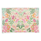 Decoratieve Mexicaanse Floral Kussensloop (Voorkant-Rechts)