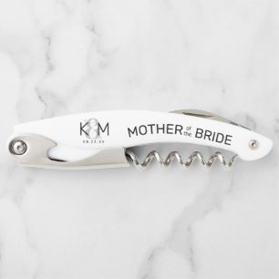 Decoratieve moderne bruiloft moeder van Bride B-ID Kurkentrekker