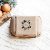 Decoratieve Myrtle Egg Carton Stempel