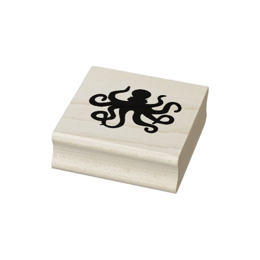 Decoratieve Octopus Rubber Stamp Rubberstempel (Stempel)