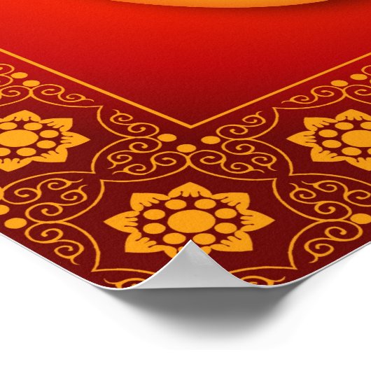 Decoratieve Om Poster (Hoek)