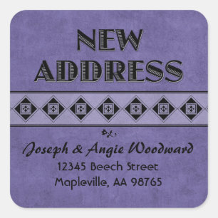 Decoratieve Paarse aangepaste Stickers voor nieuw