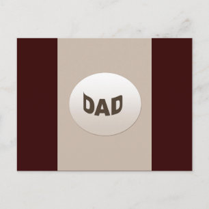 Decoratieve papa briefkaart