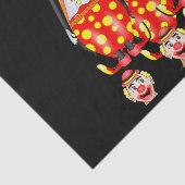 Decoratieve papierclowns tissuepapier (Detail)