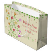 Decoratieve pasta Floral Designer Groot Cadeauzakje (Achterkant Gekanteld)