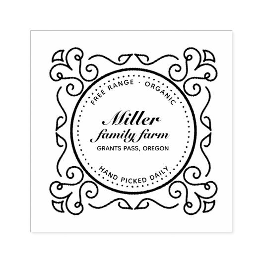 Decoratieve rand Ei Karton Stempel (Afrduk)