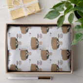 Decoratieve rechter met betrekking tot weefselpapi tissuepapier (Geschenk)