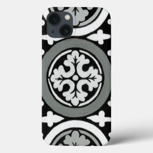 Decoratieve renaissance Rosette Tile Design iPhone 13 Hoesje