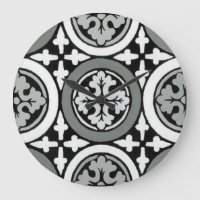 Decoratieve renaissance Rosette Tile Design