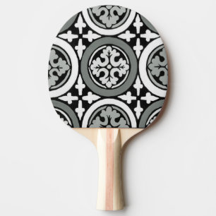 Decoratieve renaissance Rosette Tile Design Tafeltennisbatje