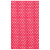 Decoratieve rode woorden tafelkleed (Voorkant)