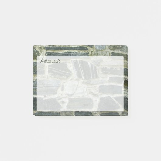 Decoratieve rottextuur met tekst post-it® notes (Voorkant)