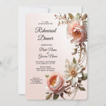 Decoratieve roze en witte bloemen repetitiediner