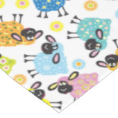 decoratieve schapen tafelkleed (Gekanteld)
