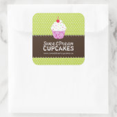 Decoratieve Schattige Cupcake Stickers (Tas)