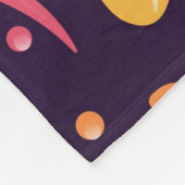 Decoratieve schedel fleece deken (Hoek)