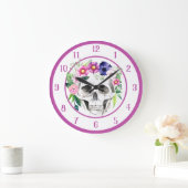 Decoratieve schedel grote klok (Huis)