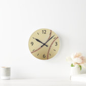 Decoratieve slaapkamerwandklok voor honkbalventiel ronde klok (Huis)