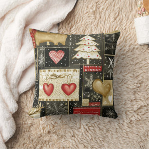 Decoratieve Sneeuw Blauwe & Witte Bal Prettig Kers Kussen