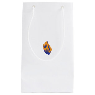 Decoratieve stijl, donkerblauw groen, wattenstel klein cadeauzakje