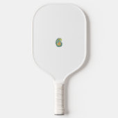 Decoratieve stijl, donkerblauw groen, wattenstel pickleball paddle (Voorkant)