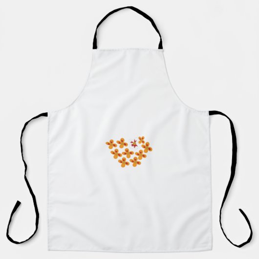Decoratieve stijl, Dull Oranje, Cornell Red Schort (Voorkant)