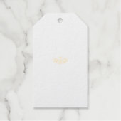 Decoratieve stijl, hete roze, antiek messing cadeaulabels (Voorkant)