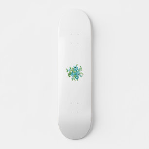Decoratieve stijl, Mint Cream, Vormt blauw, Blauwg Skateboard