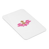 Decoratieve stijl, warm roze, Antiek messing Magneet (Rechterzijde)