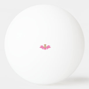 Decoratieve stijl, warm roze, Antiek messing Pingpongballen
