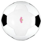 Decoratieve stijl, warm roze, Antiek messing Voetbal (Gedraaid)