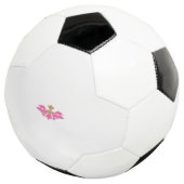 Decoratieve stijl, warm roze, Antiek messing Voetbal (Drie kwart)