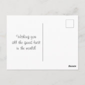 Decoratieve succulenten briefkaart (Achterkant)