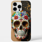Decoratieve suikerschedel Case-Mate iPhone case (Achterkant)