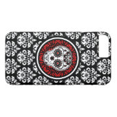 Decoratieve suikerschedel met demasinrichting Case-Mate iPhone case (Achterkant (Horizontaal))