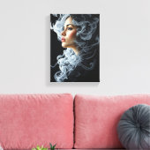 Decoratieve tabel (Efemeer) Canvas Afdruk (Insitu (Woonkamer))