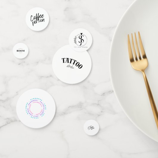 Decoratieve tafel Confetti voor speciale gelegenhe (Groep)