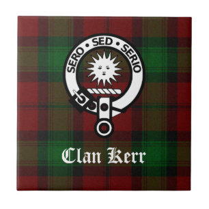 Decoratieve Tegel van Clan Kerr Tegeltje