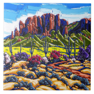 Decoratieve tegel van de Superstition Majesty Tegeltje